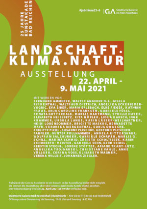 Plakate der Ausstellung LANDSCHAFT.KLIMA.NATUR.